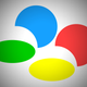The colorful logo for SNES emulator bsnes, surrounded by a shaded vignette.